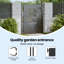Double Gate with Lock-228345614