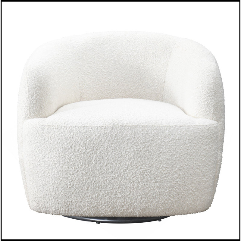Chaise pivotante blanche Hot Sell Mina