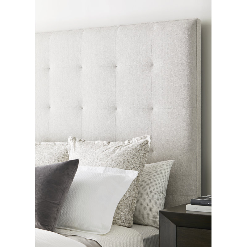 Grace / Griffin Tufted King Bed, Casa Blanca, Worthy Snow