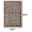 Tapis bleu et rubis Caspian