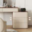 Coiffeuse avec miroir lumineux, 5 tiroirs, 1 chaise