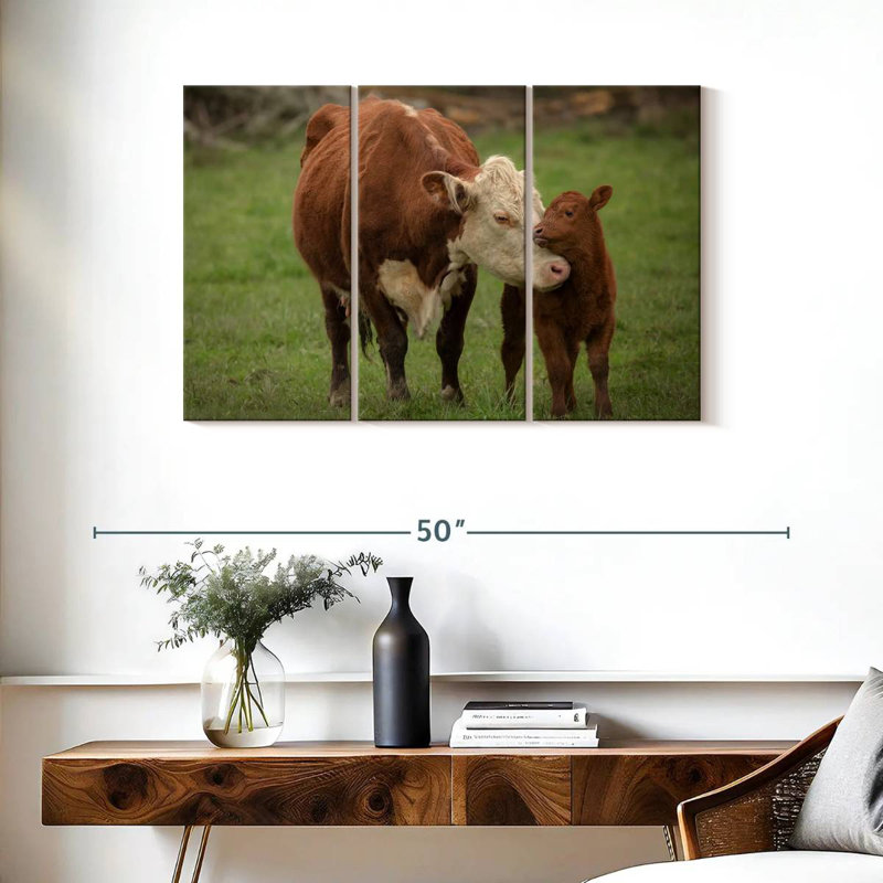 Brampt Motherly Cow, 24" H x 38" W