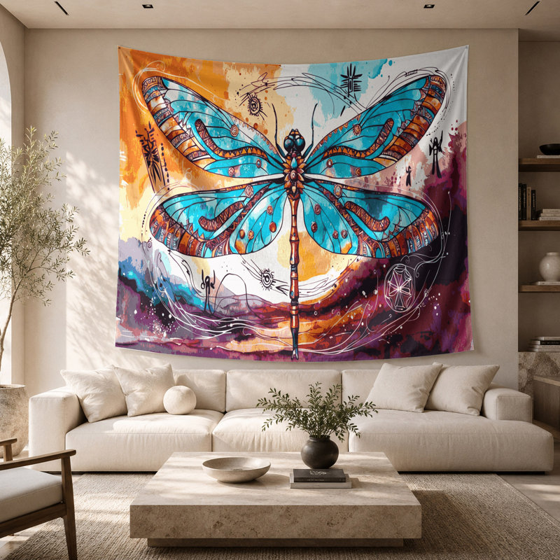 Tapisserie murale Southwestern Animals, 68 po x 80 po