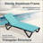 Outdoor Lounge Chair, 2 Pieces Aluminum Plastic Patio Chaise Lounge With 5 Position Adjustable Backrest And Wheels, All Weather Reclining Chair For Outdoor, Beach, Yard, Pool-696843074