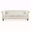 Canapé Chesterfield à accoudoirs roulés 3 places 84,65 po-130022466