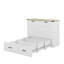 Lit escamotable double avec station de charge-1479401784