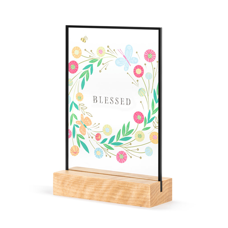Blessed Large Suncatcher - 5X7in