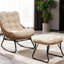 Repose-pieds d'extérieur avec coussin Kacyn-1153351773-1150738983