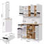 Kitchen Cabinet With 5 Doors And 1 Drawer-123390803