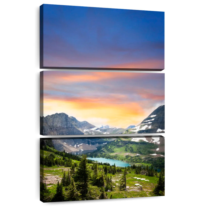 Alvord Panoramic Glacier National Park, 32" H x 20" W