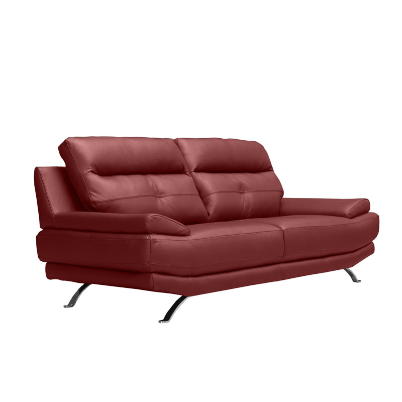 London 2 Seater Sofa Wider Seat Width, Red