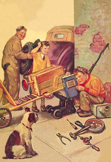 « flat rate », reproduction d’art, H 42 po x l 28 po x P 1,5 po