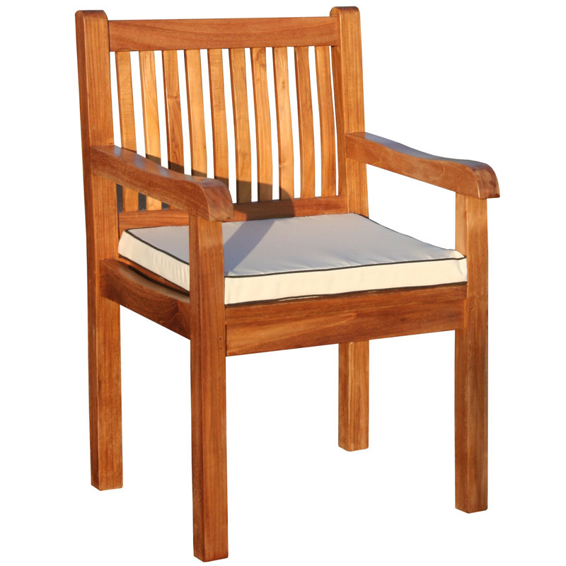 Bedard Outdoor Teak Dining Armchair