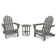 Cape Cod Folding Adirondack Set with Side Table