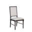 Chaise d'appoint en lin (ensemble de 2)