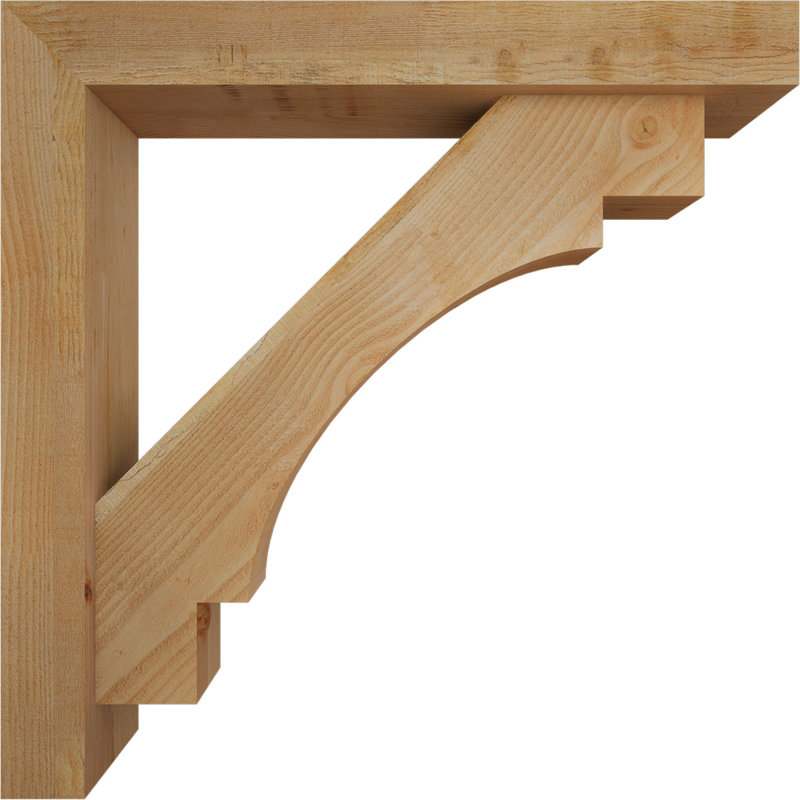 Support Merced Block avec support décalé, 38 x 38, Sapin Douglas de l 6 po (scié brut)