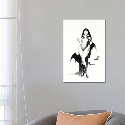 Vampire's Enticement 1 Piece Wrapped Canvas Painting