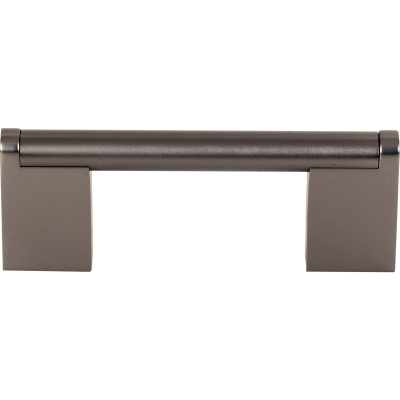 Princetonian Bar Pull, Ash Gray, 3" Center to Center