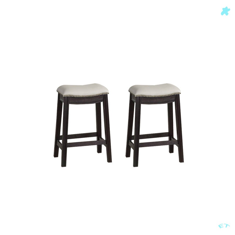 Tabouret de comptoir en polyuréthane, ensemble de 2