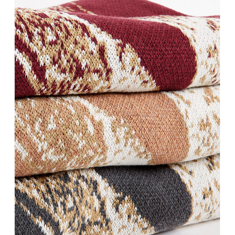 DEER THROW BORDEUX, Red