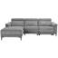 Bhairavi 3PL 1Recl L Elek Grey Corduroy 