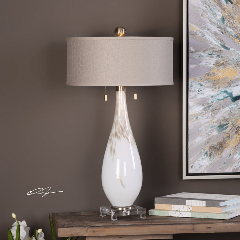 Rucker  Glass 32" Table Lamp