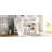 Twin Size Loft Bed With Movable Desk And Storage Shelf-793336610-793336611