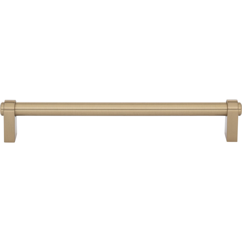 Lawrence Bar Pull, 7 9/16" Center To Center, Honey Bronze