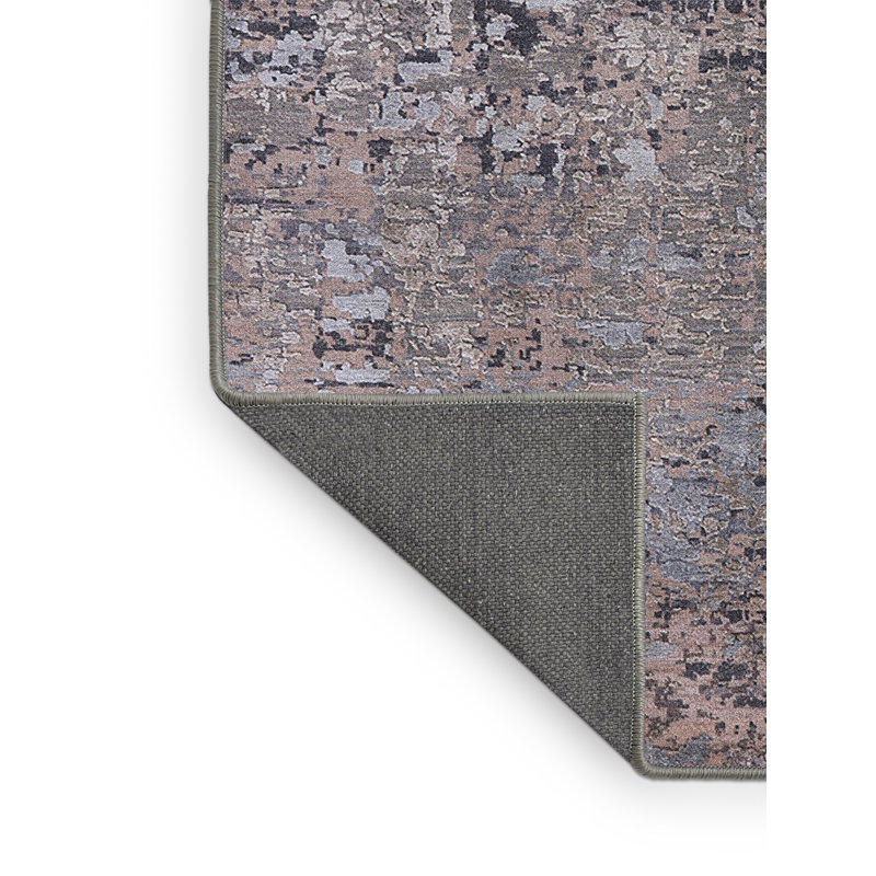 Tapis bleu / gris Brandine, Rectangle 7 pi x 10 pi