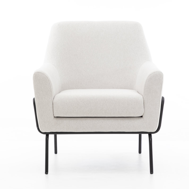Fauteuil d'appoint rembourré avec accoudoirs