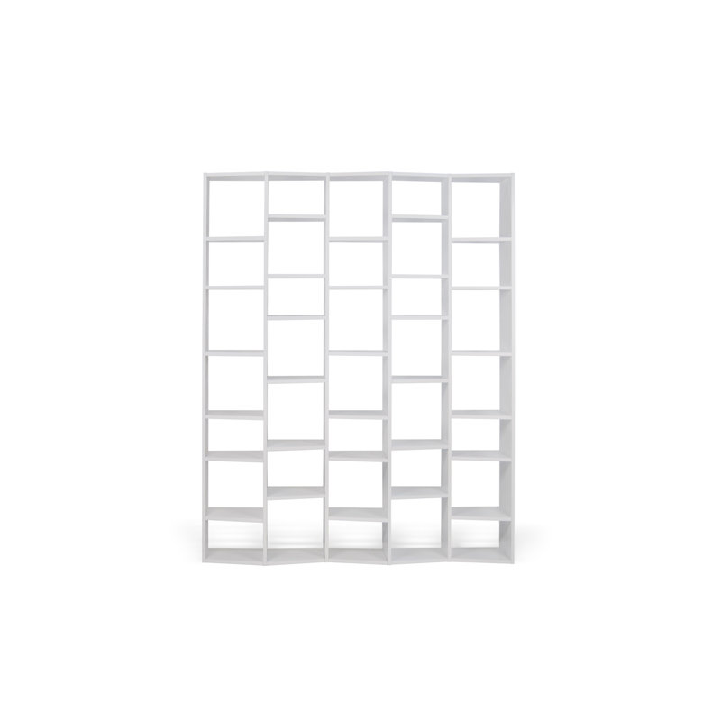 Bibliothèque Napolitano H 88 "x l 72", Blanc mat