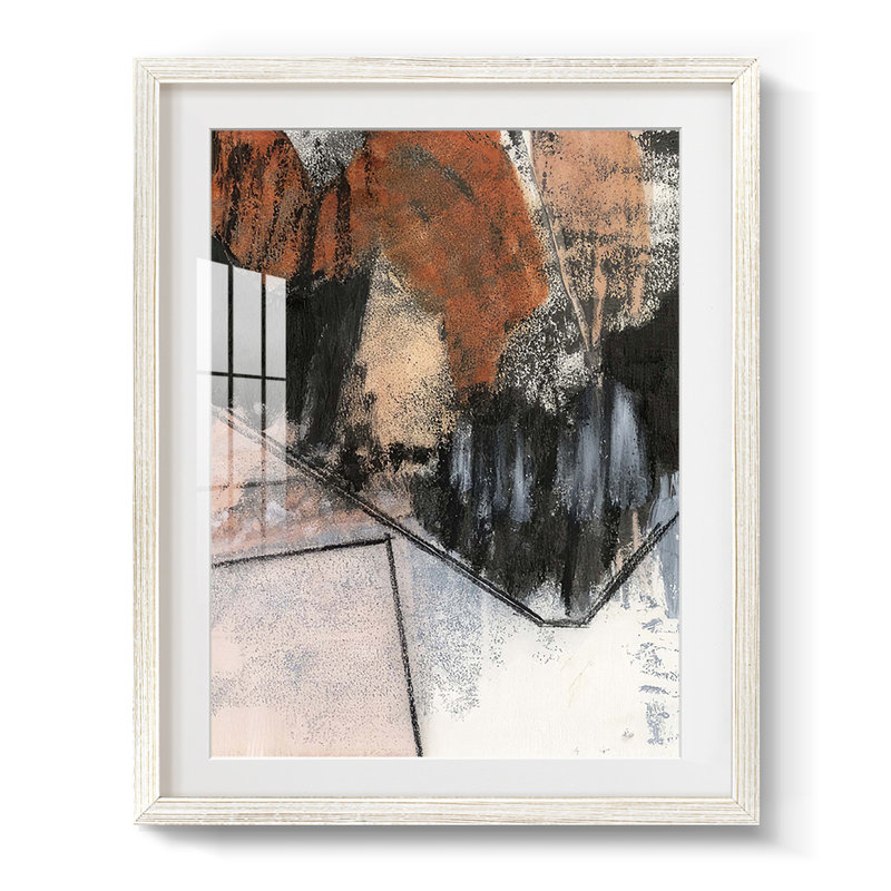 Strong Foundation ll -Framed Print, 28.5" H x 20.5" W, White