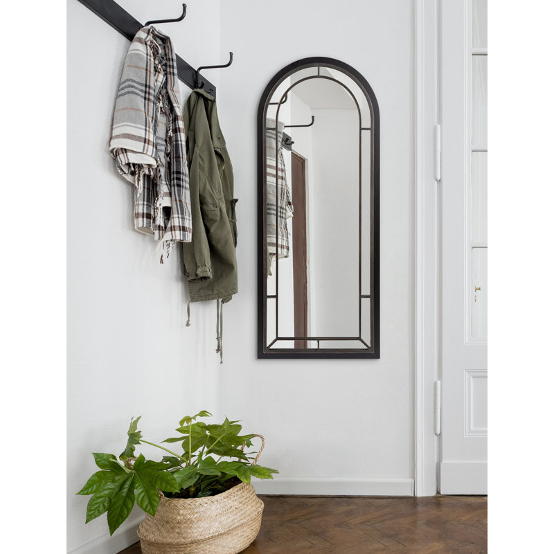 Miroir d'appoint Millwood, Noir, 48 po x 20 po