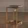 2 Piece C-Nesting Table Set-Brass