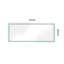 Miroir de salle de bain 72 po x 30 po à DEL avec façade et rétroéclairage, miroir de meuble-lavabo mural, antibuée, mémoire, 3 couleurs, réglable en continu