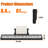 61 Key Keyboard Piano, with Pedal, Portable Electric Keyboard Teaching, 40.9" x 15.4" x 9.4"