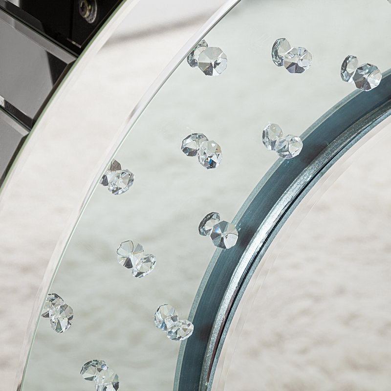 Antek 47.2'' Mirrored Glass Console Table