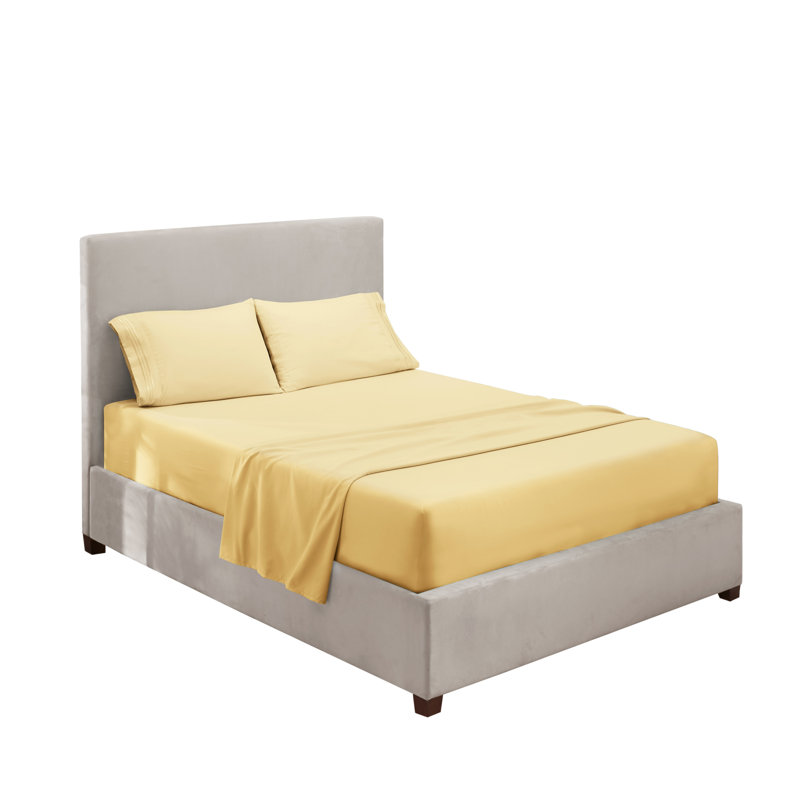 Microfiber Sheet Set, Ivory, RV Short Queen