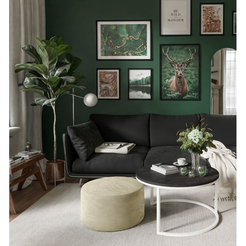 Gwendal Frame Coffee Table, White