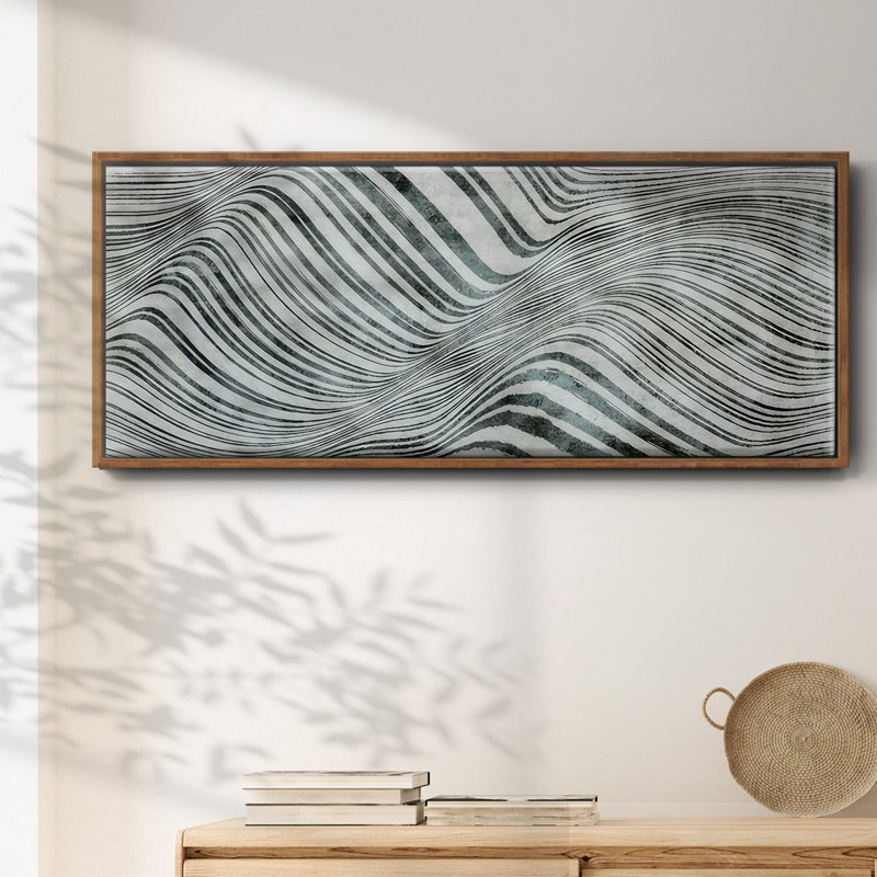 Forme de la mer - Framed Canvas, 24" H x 60" W