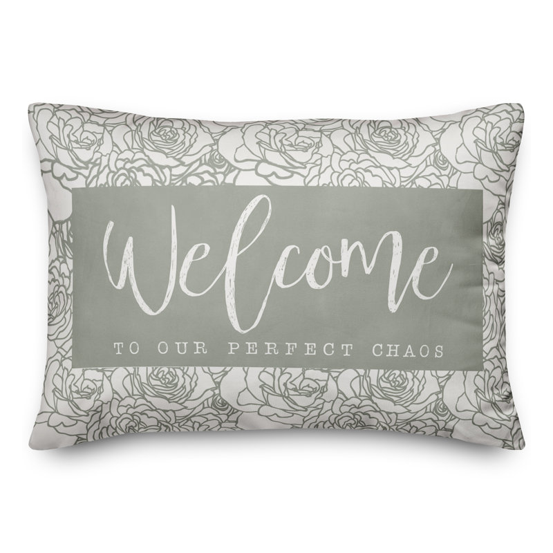 Housse de coussin et insert Welcome to Chaos