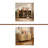 Three-Door Cabinet with Natural Rattan Mesh - Large Storage Space, Kitchen Storage Cabinet .Stable and Durable Structure, Perfect for Living Rooms or Restaurants