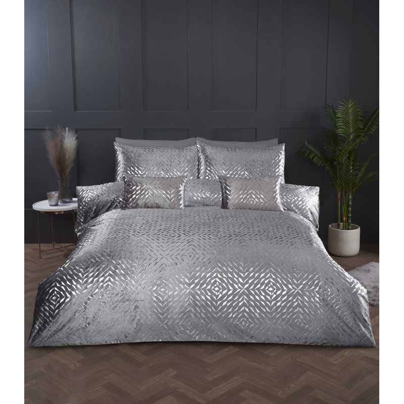 Ahylin Cotton Blend No Pattern Duvet Cover Set with Pillowcases, Single - 1 Standard Pillowcase, Blush Pink
