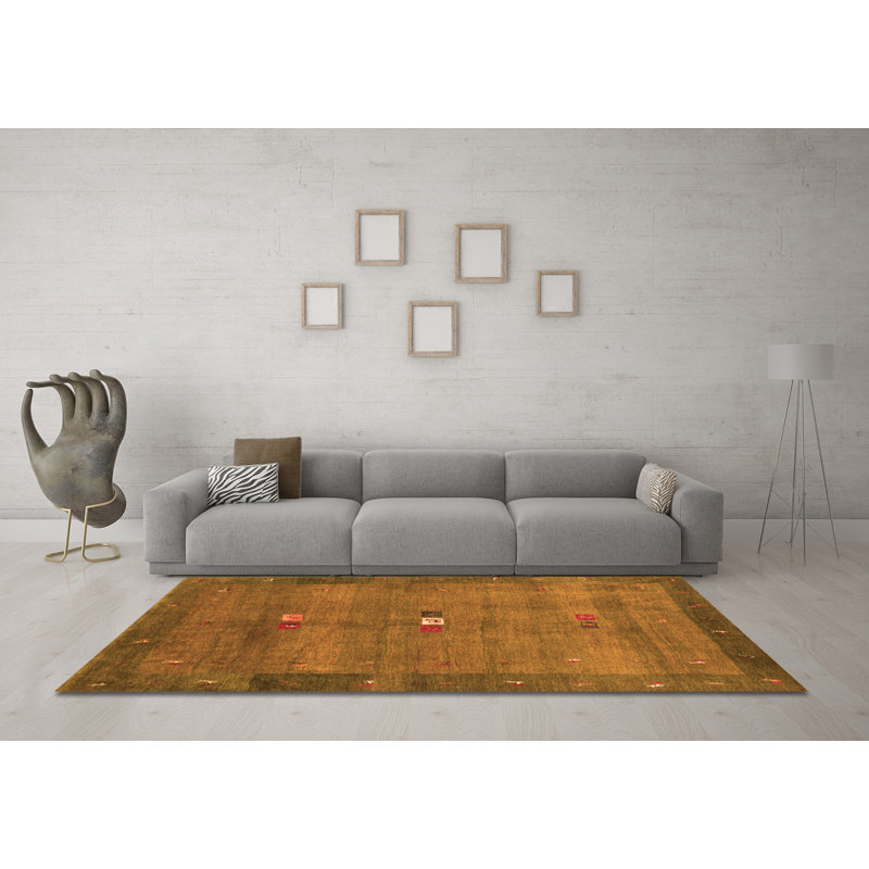 Sirotek Southwestern Machine Woven Area Rug in Brown/Red, Rectangle 2' x 3'