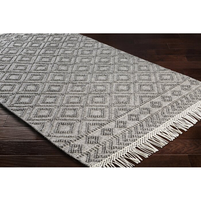 Union Rustic Carletta Flatweave Wool Geometric Rug & Reviews | Wayfair