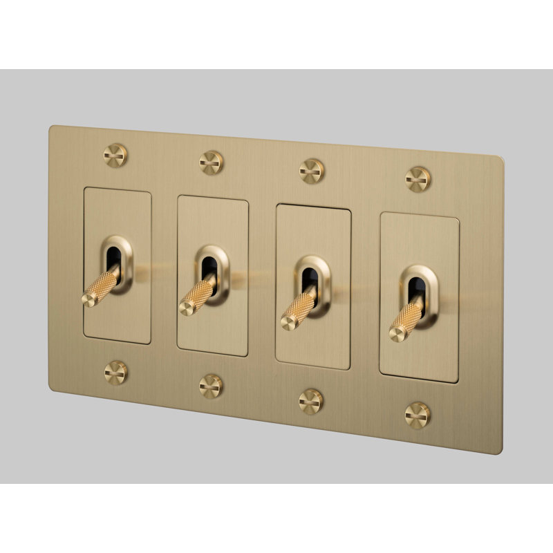 4G Toggle / Cross / Without Logo, Brass