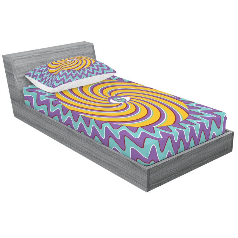 Microfiber Geometric Sheet Set, Twinxl, Pattern 2