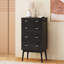 Commode 4 tiroirs pour l'organisation et la décoration de la chambre à coucher