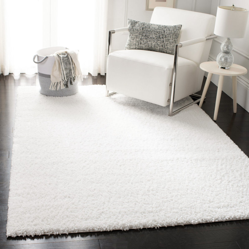 Montelongo Solid Colour Area Rug, Rectangle 244 x 305cm, White