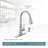 Moen Tullis Single Handle Deck-mount Pull-down Kitchen Faucet with Sprayer ( Deck Plate Included ) (Soap Dispenser Included)